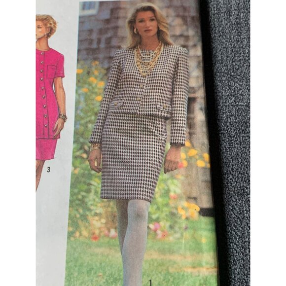 Simplicity Misses Dress Sewing Pattern sz 10-18 7107 - uncut - Picture 2 of 10